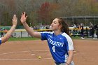 Softball vs Emerson 1  Wheaton College Softball vs Emerson in game 1 of a doubleheader. - Photo By: KEITH NORDSTROM : Wheaton, Softball